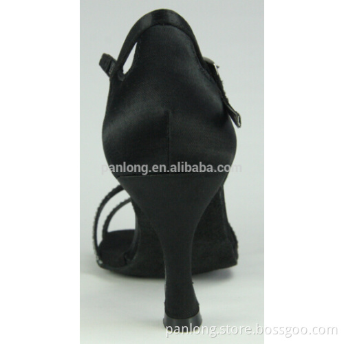Diamond Black Classic Women Latin Ballroom Shoes
